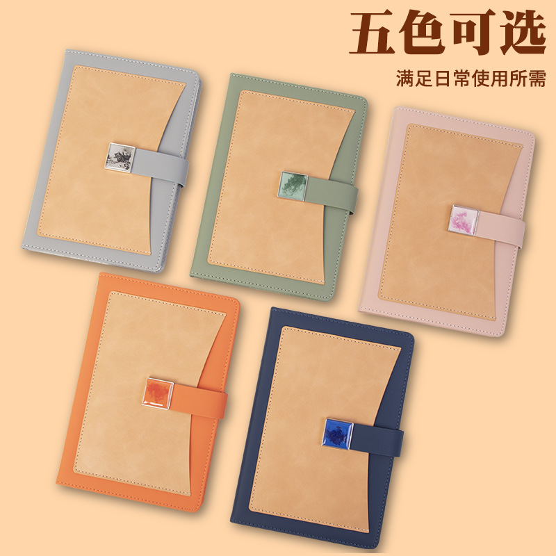 A5 Business Notebook Thermos Cup Gift Box Set Wholesale Corporate Office Meeting Notebook with Logo Customization High-End