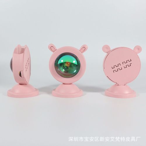Cross-border sunset lamp, internet celebrity photo-taking mini desktop ambiance sunset lamp, rainbow desk lamp, gift for girls