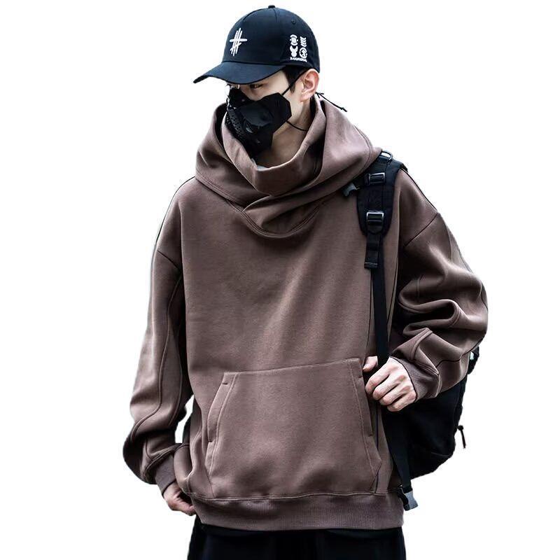 Happyアメリカフード付き男性春秋2025新型ファッションブランドの格好いい服装|undefined