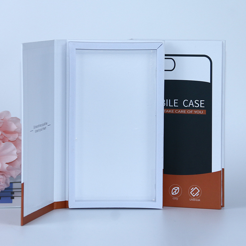 Factory Direct Sales Phone Case Phone Cover E-commerce Packaging Box Bulk Price Advantage Phone Case Book Box