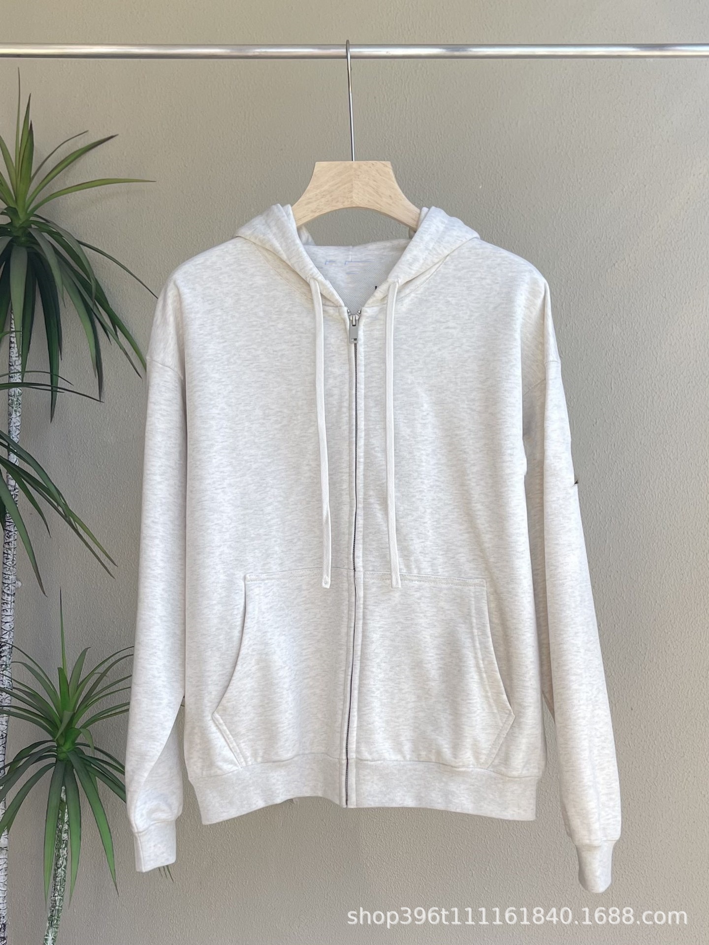 24SS Chunqiu zipper brazalete suéter encapuchado zipper brazalete chaqueta encapuchada