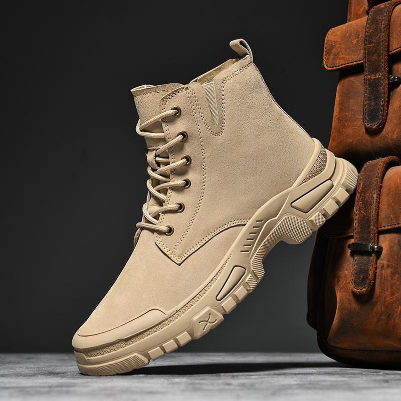 New Casual Shoes for Couples, Popular High-End Handmade Couple's Martin Boots, Price-Controlled
