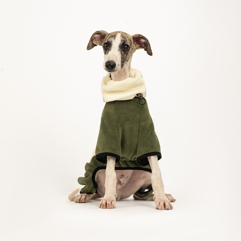 ペット春秋保温四脚服外出家防風汚れ防止フリース高襟取り外し可能犬服厚手|undefined