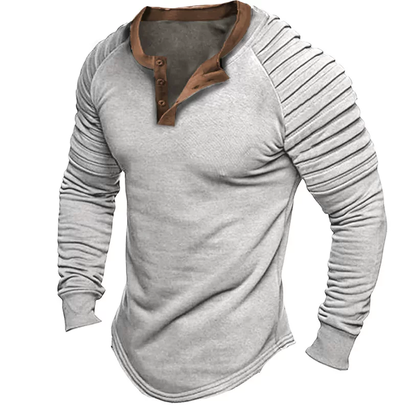 Tactics long-sleeve for leisure, Amazon, V-neckline