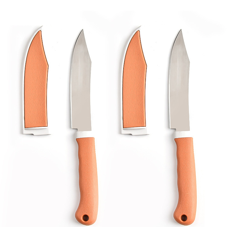 黄盒刀防护套刀水果削皮刀切水果刀批发木纹刀阳江厂家两元批发