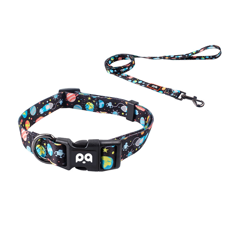Suministro transfronterizo collar para perros mascota correa para el pecho y la espalda al por mayor collar para perros pequeños y medianos de poliéster para perros Amazon