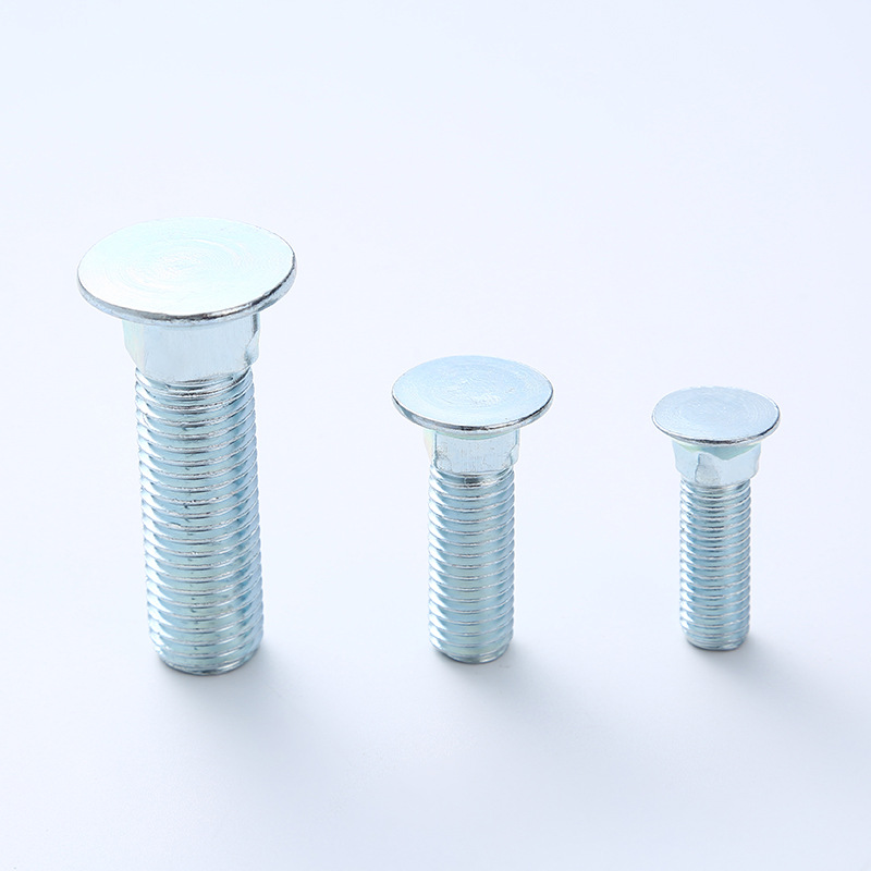 M3-M12 carbon steel galvanized carriage bolt round head square neck bolt high-strength bridge screw 
