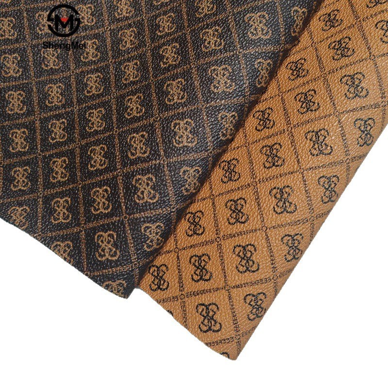 现货供应0.5mm印花人造革用于礼品包装盒手机壳笔记本封面鞋内里