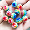 Accessory with accessories, resin, rainbow beads, acrylic bracelet, handmade, wholesale