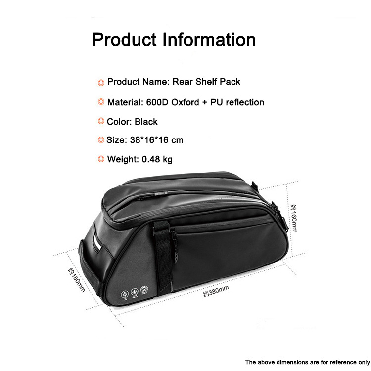 Waterproof Mountain Bike Rear Shelf Bag