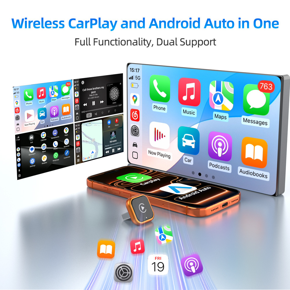 Car Wireless Carplay Box Android Car Interconnect Box Android Auto Car Source Factory
