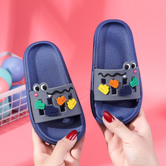 2023 Summer Open-Back Slippers for Kids Cartoon Dinosaur Baby Cooling Slippers Indoor for Both Boys and Girls Children Slippers Wholesale