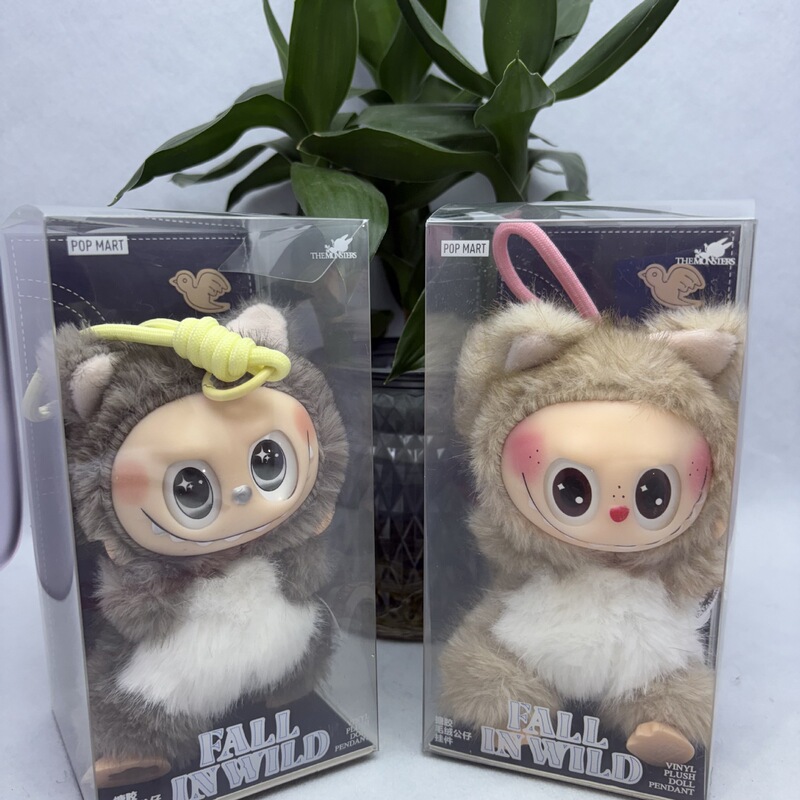 新品拉布布【松鼠】高品质毛绒玩具系列labubu盲盒潮玩摆件挂件毛|undefined
