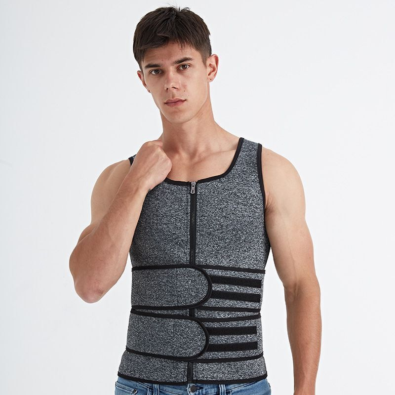 Men's double waist gray
