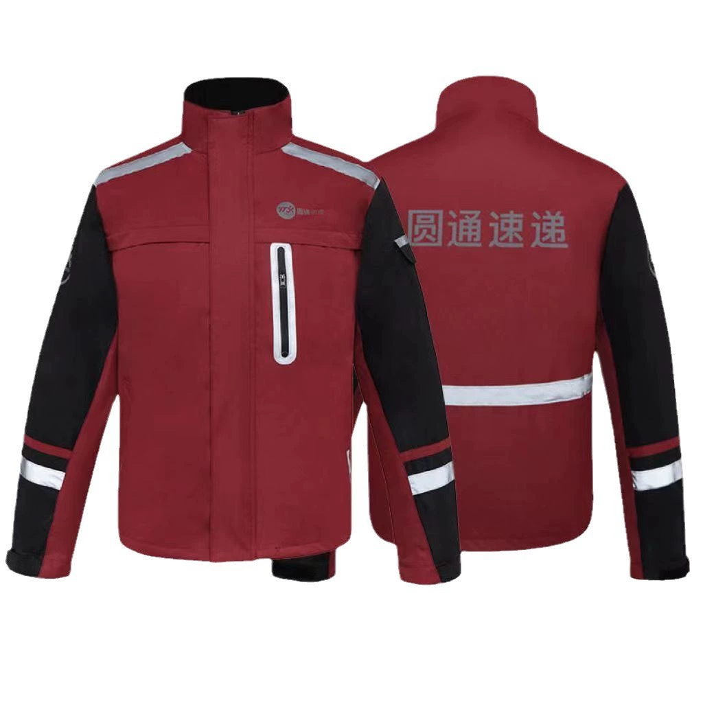 Рабочая одежда Yuantong, осенне-зимняя куртка, светоотражающая износостойкая теплая рабочая одежда Yuantong Express, пальто Yuantong Express