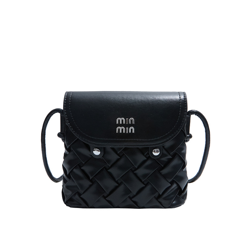 Bolsa de alta calidad transfronteriza bolso de tejido de mujer bolso cuadrado de mujer 2025 otoño y invierno nuevo estilo versátil bolso de hombro bolso de viaje