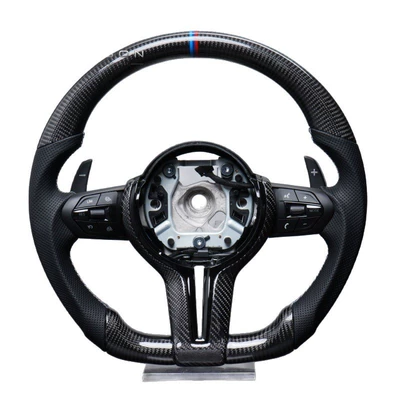 Steering wheel, fiber M flat-bottom
