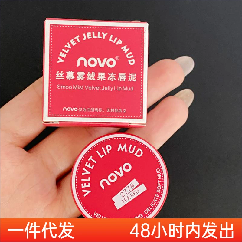 NOVO Lipstick, matte lip gloss, translucent shading