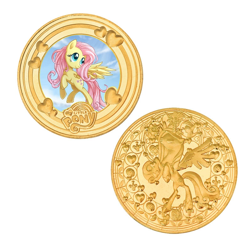 Коллекционная монета-подставка Little Pony на память (2025) — набор много монет, варианты подарков, акриловая рамка и коробка
