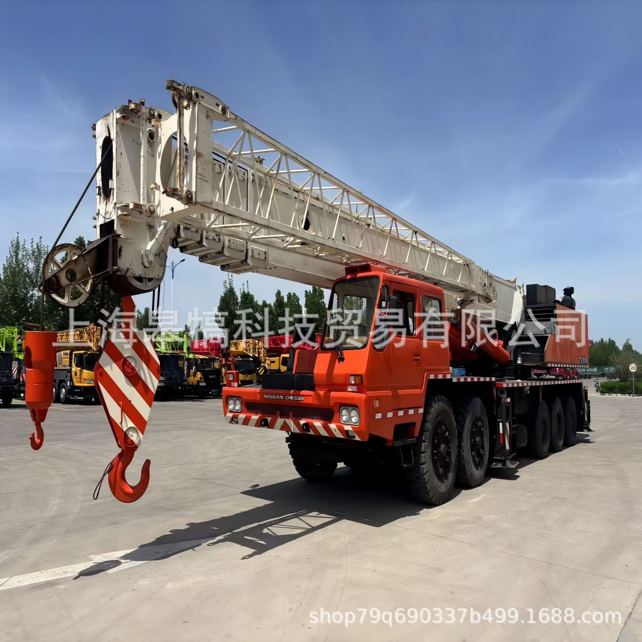 多田野100吨吊车二手起重机小型吊车多田野越野吊日本起重机进口