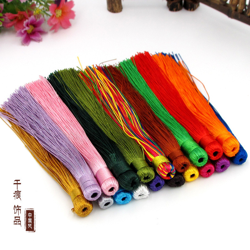 Chinese Knot Car Hanging Accessories Spike Lantern Car Hanging Accessories Hanging Multicolor 12CM Tassel Spike