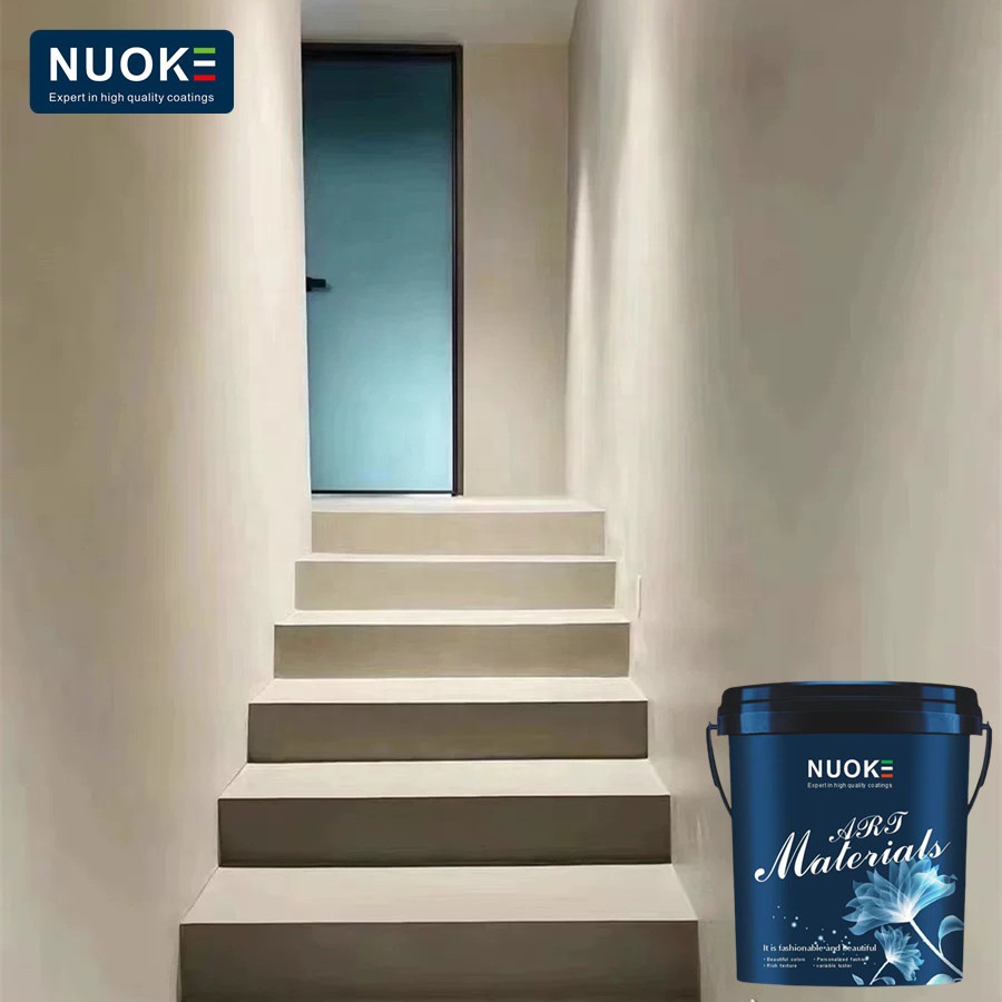 微水泥厂家批发复古西班牙风肤感磨砂微水泥墙地一体硬度耐磨涂料