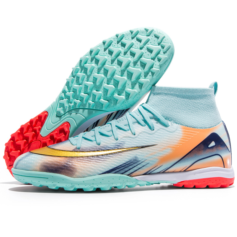 Putian artesanía transfronteriza zapatos de fútbol juveniles estudiantes de clavos largos zapatos de entrenamiento de clavos para hombres y mujeres zapatos de fútbol