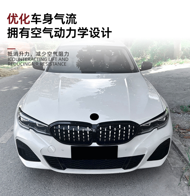 Suitable for Bmw 3 Series Bmw G20 G21 G28 Early Models 19-22, Starry Streamer Grille Modification
