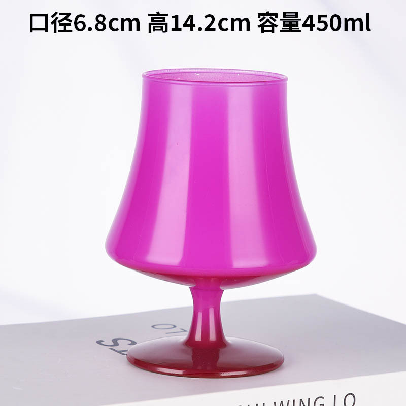 Sunset Cup ceremonial de alto aspecto ins mid-Ancient en forma de lámpara de vidrio de cóctel de vidrio copa de champán