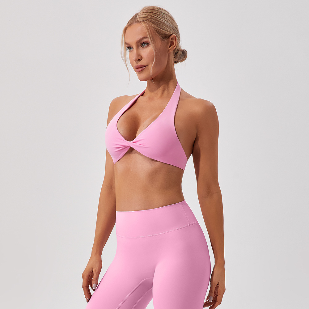 Nuevo sujetador deportivo de verano para mujer, para correr, yoga, estilo lulu, sensación de desnudez, top sin mangas, push-up, ropa deportiva, espalda hermosa, para exteriores