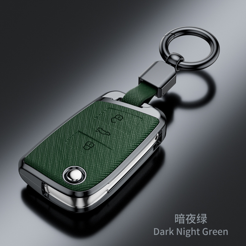 SuitabLe for VoLkswagen Sagitar Tiguan L Lavida Santana Bora Tanyue Passat Cross Pattern FashionabLe Key Cover