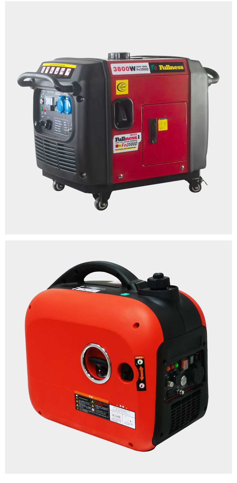 Portable Smart Inverter Generator for Home Use, 220V, Suitable for Rvs, Outdoor Camping, and Portable Use
