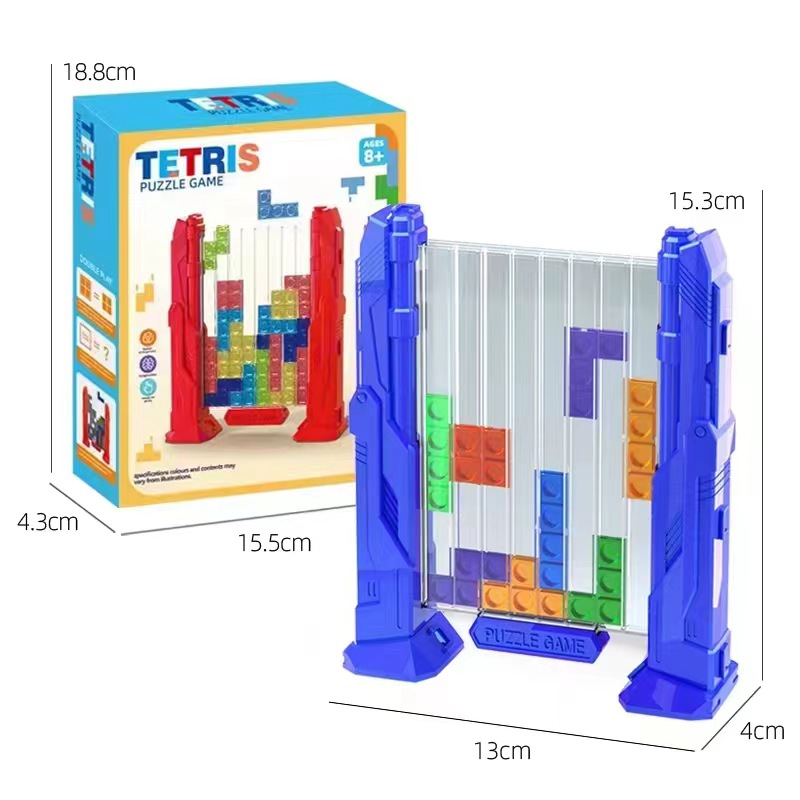 Rompecabezas transfronterizo para niños nuevos bloques de construcción intercambiables Tetris rompecabezas juego de escritorio inteligencia juguetes de despacho de aduanas image 13