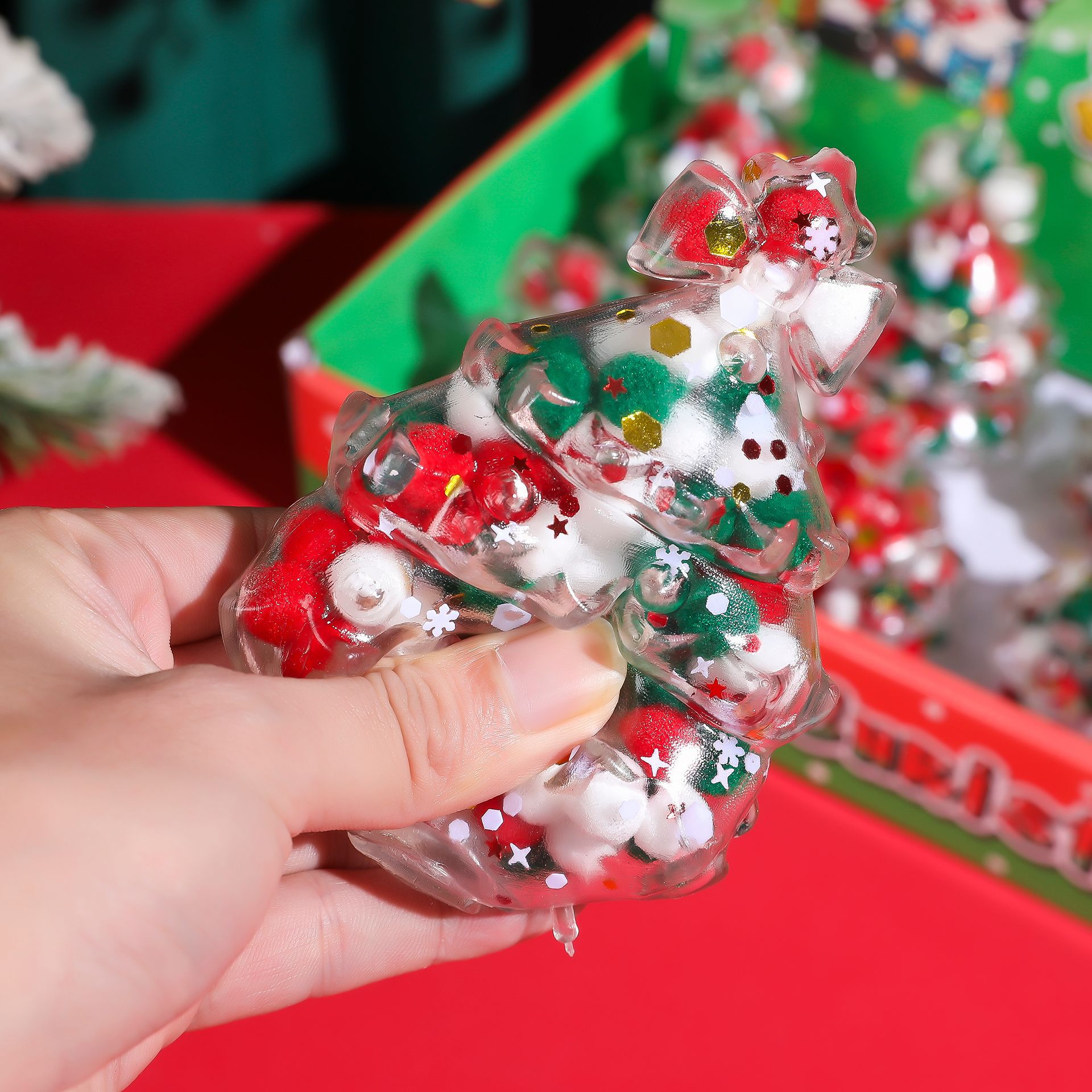 B flash árbol de Navidad pellizco pellizco nuevo pellizco pellizco juguete descompresión juguete descompresión fábrica de venta directa