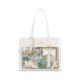 HENGJINGYX Original Bow Pain Bag Large Capacity Shoulder Tote Bag Girl's All-match Transparent Sweet Bag