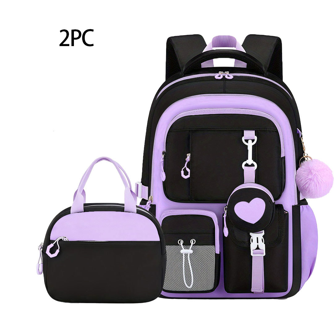 Nuevas mochilas transfronterizas para estudiantes de primaria, mochila de niñas de secundaria ligera y de gran capacidad.