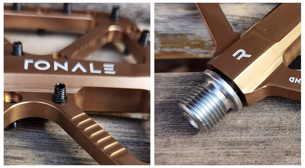 MTB Fahrradpedal Titan rutschfeste CNC 3-Lager Aluminiumlegierung Fahrradpedale Radfahren Fußpedale für Mountainbike-Zubehör – Detail 3