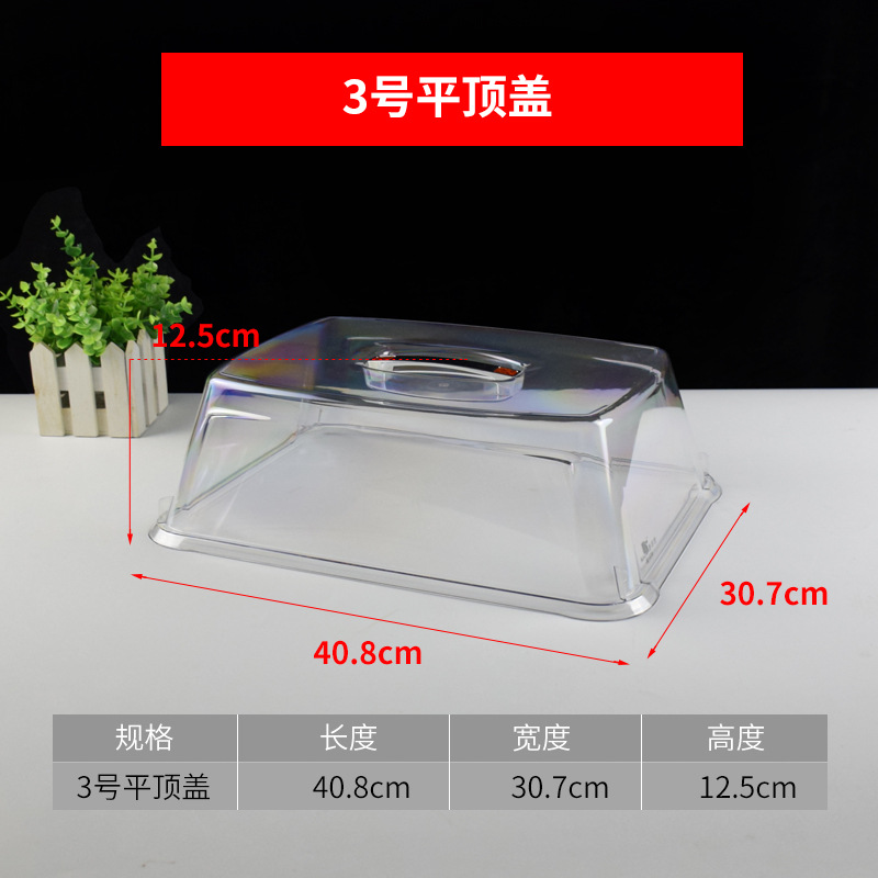 El club del restaurante entrega platos con tapa de bandeja antideslizante, el Hotel platos rectangulares de plástico, el Hotel sirve platos.