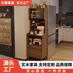 木製のサイドキャビネットのコーヒーキャビネットの小型キッチンの一体キャビネットの家庭用ロッカーのキャビネットのお茶のキャビネット