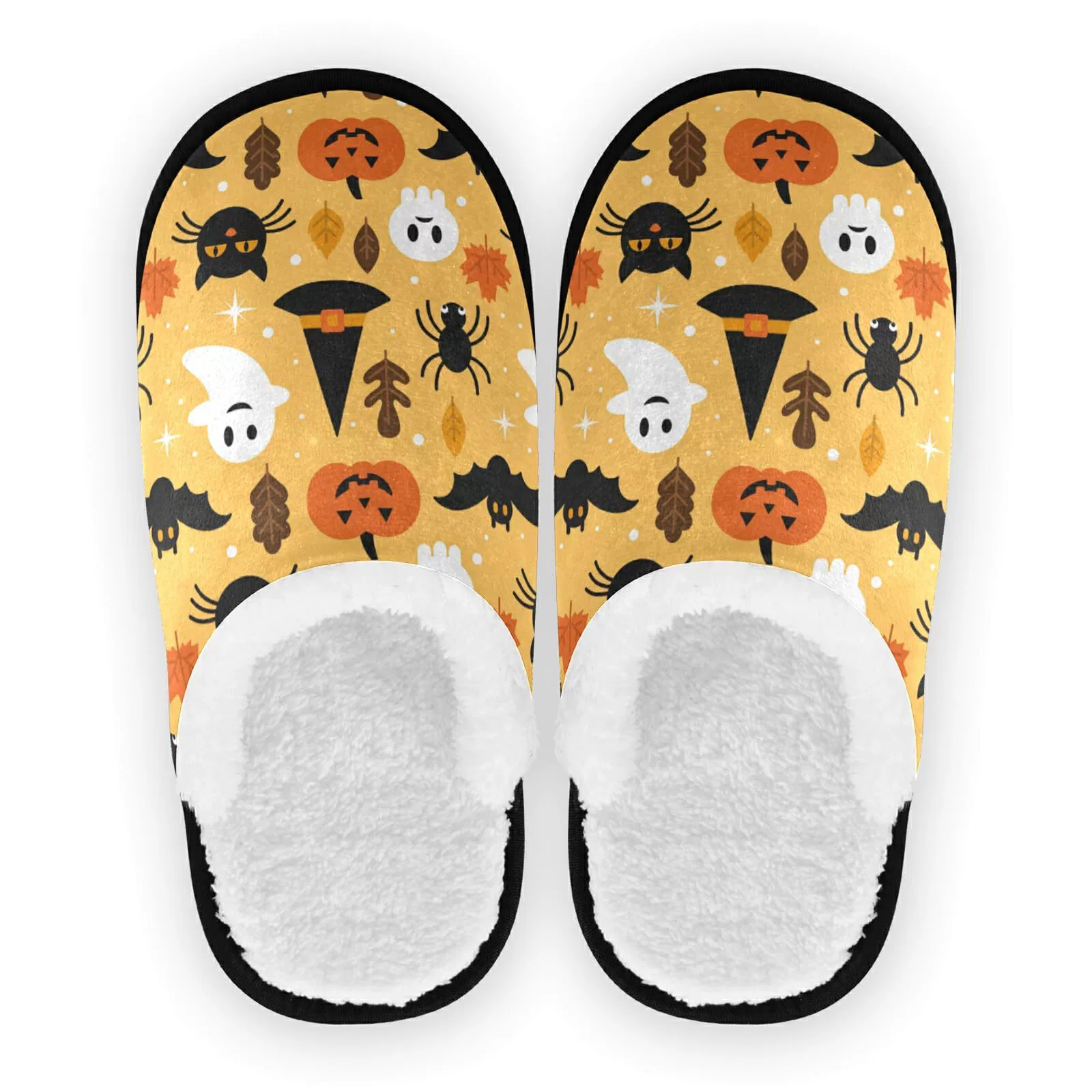 Рождественские тапочки по индивидуальному заказу, плюшевые домашние хлопковые тапочки для дома, осенне-зимние тапочки для дома, осенне-зимняя домашняя теплая обувь