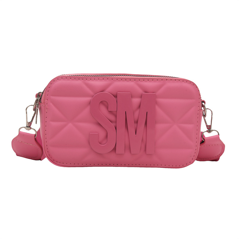 2025 primavera y verano nuevo bolso de cámara ancho correa de hombro letras bolso de estilo pequeño bolso de moda bolso de hombro de estilo extranjero bolso de mochila mujer