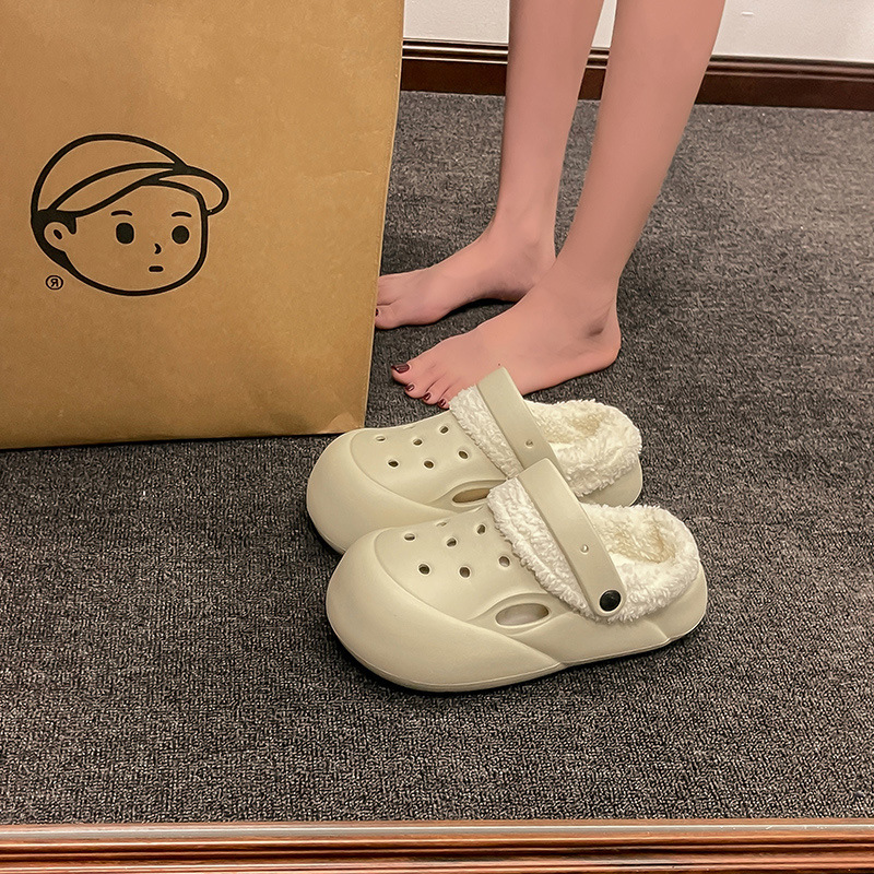 保温棉拖鞋防水女秋冬季2025新款室内家居保暖鞋防滑冬天棉拖男|undefined