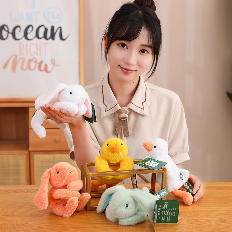 Zhangzhongbao Younanzai 動物人形ぬいぐるみ子供用睡眠ウサギ人形アヒル布人形女の子|undefined