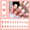 Fake nails, summer removable nail stickers for nails for manicure, ready-made product, wholesale