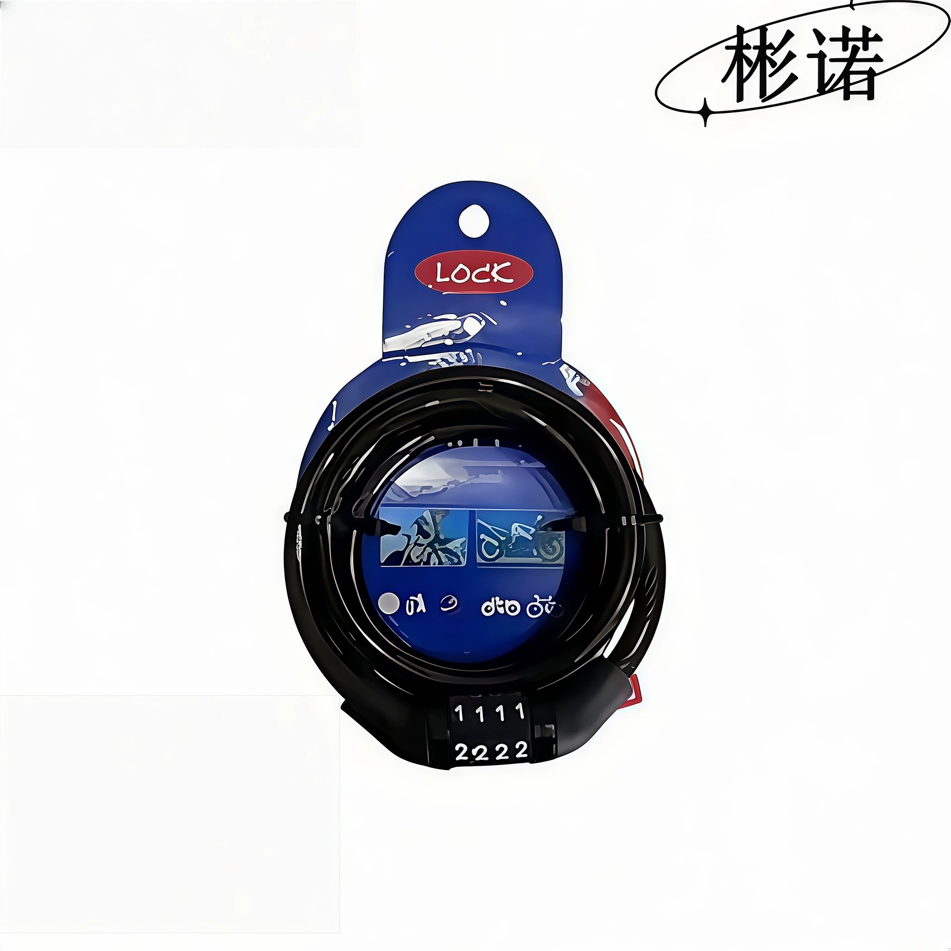 Четырехзначный пароль для велосипеда, горного велосипеда, дорожного велосипеда, студенческий замок, стальной трос, кабельный кольцевой замок, противоугонный замок, велосипедное оборудование