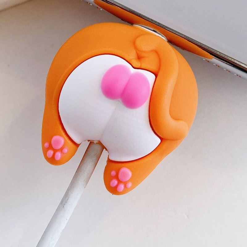 Aplicable a la cubierta protectora del cable de datos de Apple Android cubierta protectora del cable de carga