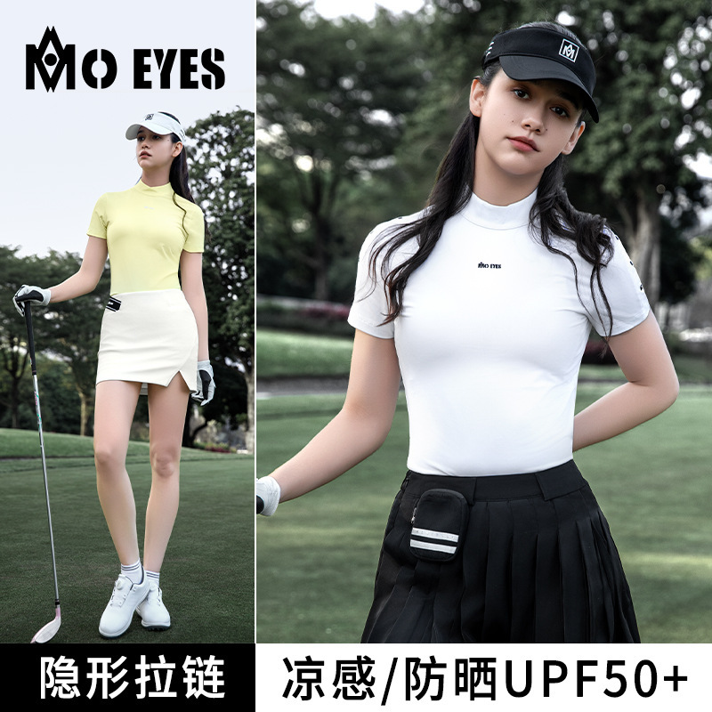 Golf Women's Clothing Spring and Summer Women's Clothing Short-Sleeved Ice Silk Tops Tennis Shirts T-Shirts Clothes