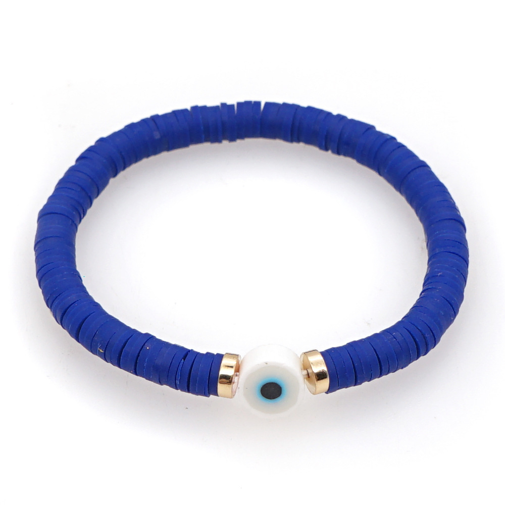 Wholesale Jewelry Geometric Woven Candy Color Eye Beaded Bracelet Nihaojewelry display picture 11