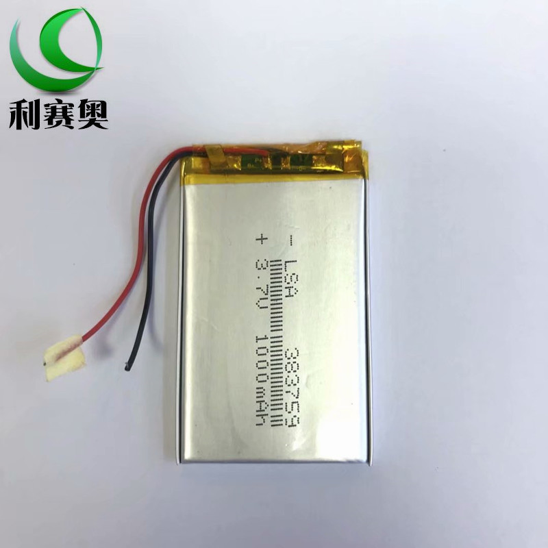 3.7V电芯可充电383759聚合物锂电池1000MAHGPS导航仪儿童照相机