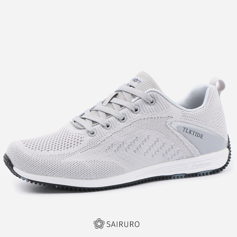 Clearance Sale on Full Stock of Couples' Sports Casual Men's Shoes with Breathable Rubber Dotted Sole, Non-Slip for Spring and Autumn